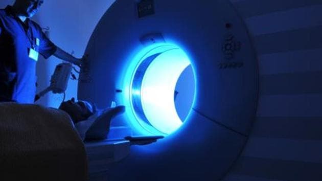A Magnetic Resonance Imaging machine, or MRI as it is commonly known.(iStockphoto/Representative image)