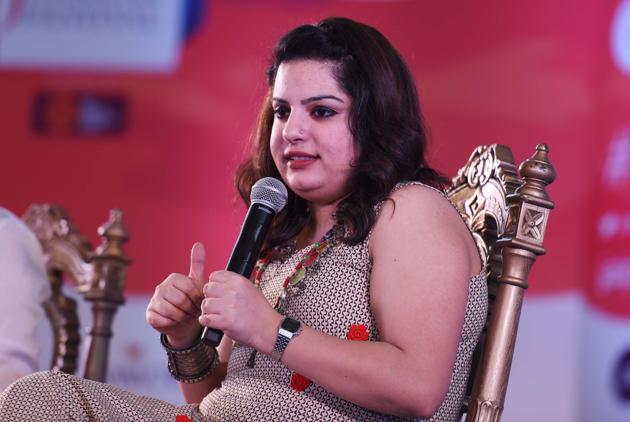 Malika Dua(R) in conversation with Singdha Poonam(L) during Jaipur Literature Festival (JLF) at Diggi Palace in Jaipur, Rajasthan, India, on Sunday, January 28, 2018. (Raj K Raj/HT Photo) Malika Dua(R) in conversation with Singdha Poonam(L) during Jaipur Literature Festival (JLF) at Diggi Palace in Jaipur, Rajasthan, India, on Sunday, January 28, 2018. (Raj K Raj/HT Photo)