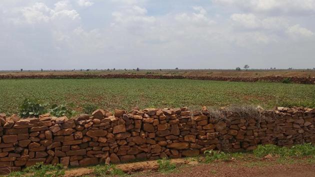 When the boundary wall construction was underway on that plot in 2012, Dukhlal Kanwar had raised an objection saying his land adjacent to it was captured in the process. Later, when the measurement of the plot was done by revenue inspector and patwari, it was found that besides 45 decimal belonging to Kanwar, the land of two other villagers was also illegally captured by MLA Agrawal. (Representational Photo) When the boundary wall construction was underway on that plot in 2012, Dukhlal Kanwar had raised an objection saying his land adjacent to it was captured in the process. Later, when the measurement of the plot was done by revenue inspector and patwari, it was found that besides 45 decimal belonging to Kanwar, the land of two other villagers was also illegally captured by MLA Agrawal. (Representational Photo)