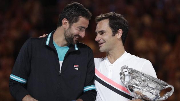 Despite Federer’s latest triumph, he will remain world No.2 behind Nadal, with Cilic moving to a career-high three. (AP)