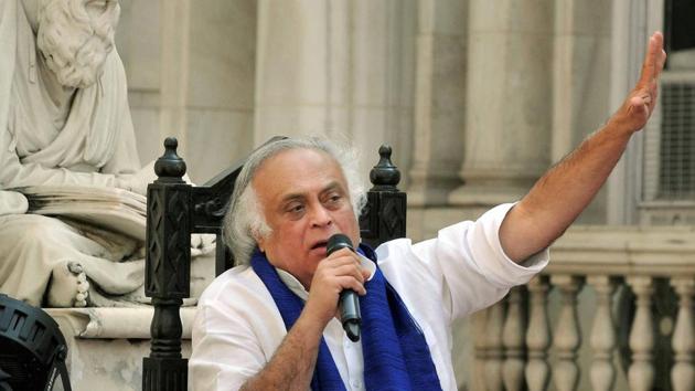 Former Union minister and Congress leader Jairam Ramesh speaks during Tata Steel Kolkata Literary Meet 2018 held at Victoria Memorial in Kolkata on Saturday. (PTI) Former Union minister and Congress leader Jairam Ramesh speaks during Tata Steel Kolkata Literary Meet 2018 held at Victoria Memorial in Kolkata on Saturday. (PTI)