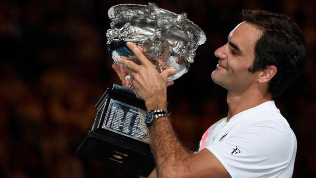 A tearful Roger Federer surged home to beat Marin Cilic in five riveting sets in the Australian Open final. (AFP)