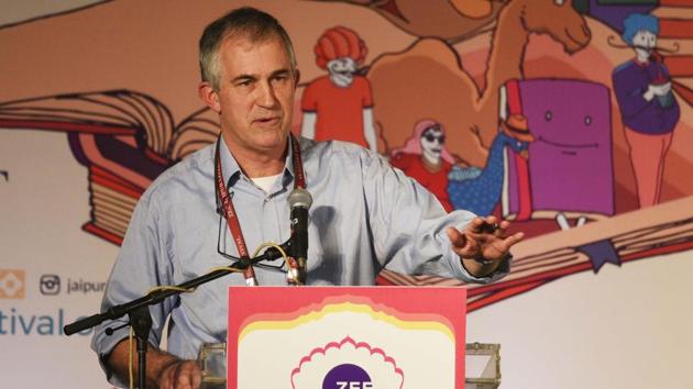 Journalist Victor Mallet argued against a top-down centrally governed scheme, saying money was often under-used or wasted in this model.(Raj K Raj/HT PHOTO) Journalist Victor Mallet argued against a top-down centrally governed scheme, saying money was often under-used or wasted in this model.(Raj K Raj/HT PHOTO)