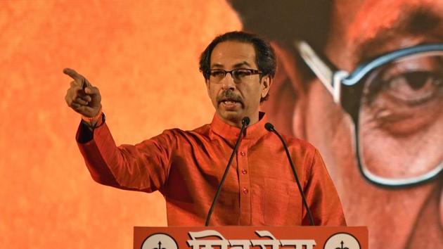 The party newspaper is largely believed to reflect party leader Uddhav Thackeray’s views.(HT file photo)