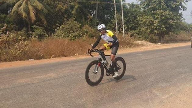 Srinivas Gokulnath pictured on his way from Goa to Ooty in the Ultra Spice race.(Photo: Facebook/Gaurav Yadav) Srinivas Gokulnath pictured on his way from Goa to Ooty in the Ultra Spice race.(Photo: Facebook/Gaurav Yadav)