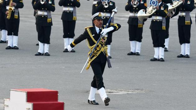 Some of the pieces that cast a spell on the audience were -- ‘Manohar’ by Tri-Services Military Band with accompaniment of Indian instruments, ‘Kingdom Of Heaven’ by Army Band, and ‘Abide With Me’ by Massed Bands. (Mohd Zakir / HT Photo) Some of the pieces that cast a spell on the audience were -- ‘Manohar’ by Tri-Services Military Band with accompaniment of Indian instruments, ‘Kingdom Of Heaven’ by Army Band, and ‘Abide With Me’ by Massed Bands. (Mohd Zakir / HT Photo)