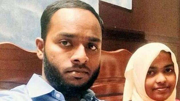 A file photo of Hadiya (24), a Hindu convert, married a Muslim youth Shefin Jehan, a Gulf returnee, in last December. (HT File Photo) A file photo of Hadiya (24), a Hindu convert, married a Muslim youth Shefin Jehan, a Gulf returnee, in last December. (HT File Photo)