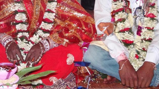 The wedding was held in Ahmedabad on January 22, where Ayush Jain, running his own start up company, married Ishita Dave, who works as an assistant film director in Mumbai. (HT FILE(REPRESENTATIVE PIC)) The wedding was held in Ahmedabad on January 22, where Ayush Jain, running his own start up company, married Ishita Dave, who works as an assistant film director in Mumbai. (HT FILE(REPRESENTATIVE PIC))