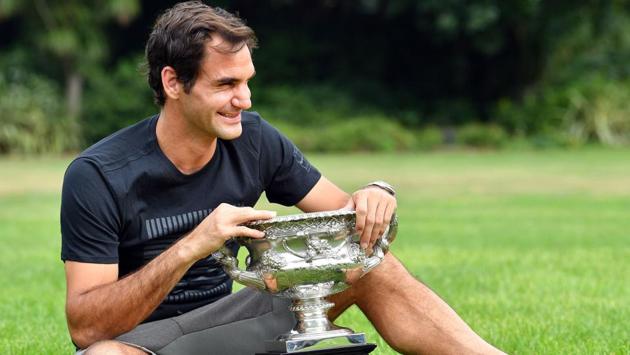 Federer defeated Croatia's Marin Cilic in five sets in their men's singles final at Melbourne Park. (AFP)