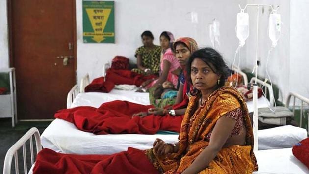Women who’ve undergone sterilisation surgeries. In 2016-17, almost 81% of the Family Planning budget was spent on compensation to beneficiaries, and incentives to frontline workers and health care providers of terminal methods of family planning.(REUTERS) Women who’ve undergone sterilisation surgeries. In 2016-17, almost 81% of the Family Planning budget was spent on compensation to beneficiaries, and incentives to frontline workers and health care providers of terminal methods of family planning.(REUTERS)