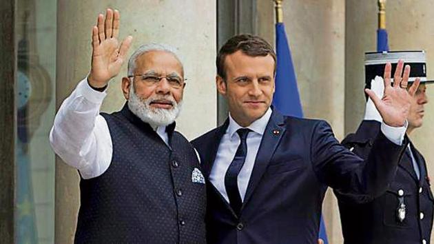 French President Emmanuel Macron is likely to be attending the solar alliance meeting in New Delhi.(AP file)