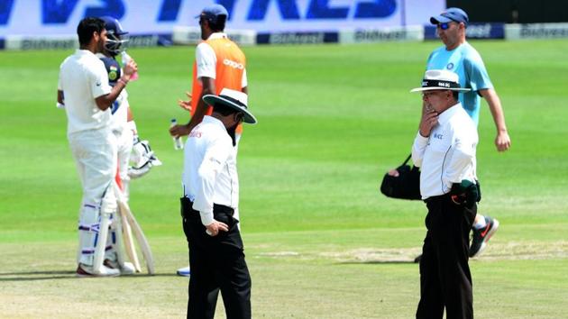 There was much controversy regarding the Wanderers pitch which tested both Indian and South African batsmen during the third Test. (ICC/Twitter) There was much controversy regarding the Wanderers pitch which tested both Indian and South African batsmen during the third Test. (ICC/Twitter)