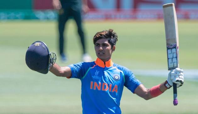 Shubman Gill came up with another outstanding performance, scoring an unbeaten hundred to fashion India’s massive 203-run victory over Pakistan in the second semi-final of the ICC U-19 cricket World Cup in Christchurch. India will face Australia in the finals on February 3. (Marty Melville / AFP) Shubman Gill came up with another outstanding performance, scoring an unbeaten hundred to fashion India’s massive 203-run victory over Pakistan in the second semi-final of the ICC U-19 cricket World Cup in Christchurch. India will face Australia in the finals on February 3. (Marty Melville / AFP)