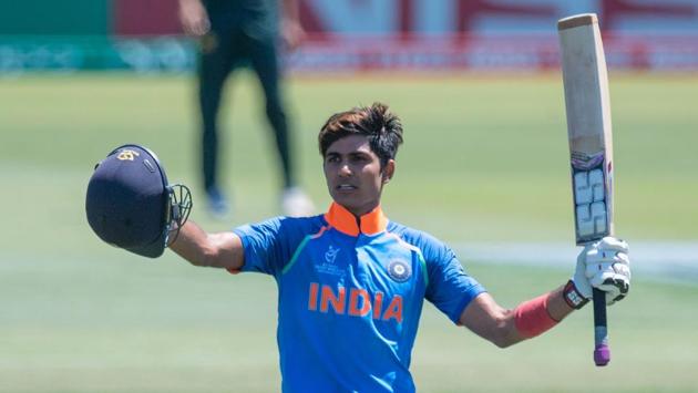 Gill scored an unbeaten 102 as India posted 272/9 in 50 overs. (AFP) Gill scored an unbeaten 102 as India posted 272/9 in 50 overs. (AFP)