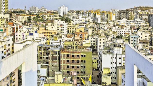 A view of the expanding Ambegaon area.(Sanket Wankhade/HT PHOTO)