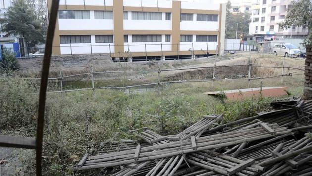 The Pune Municipal Corporation had acquired the land at Parvati which is located on Survey Number 120 A, 120 B and 124/2 Town Planning scheme. The total land acquired in the year 1963 and total plot area was 27 acres. It was acquired for the purpose of rehabilitating brick kiln owners. Total 40 plots were allotted to the brick kiln owners.(Ravindra Joshi/HT PHOTO) The Pune Municipal Corporation had acquired the land at Parvati which is located on Survey Number 120 A, 120 B and 124/2 Town Planning scheme. The total land acquired in the year 1963 and total plot area was 27 acres. It was acquired for the purpose of rehabilitating brick kiln owners. Total 40 plots were allotted to the brick kiln owners.(Ravindra Joshi/HT PHOTO)