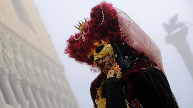 The Venice carnival is believed to have started in 1162, when Venetians spontaneously gathered in Saint Mark’s Square to celebrate a military victory of the Venetian Republic. (Manuel Silvestri / REUTERS) 