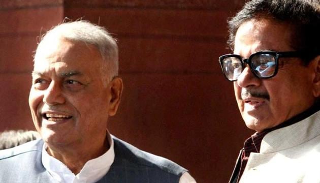 BJP MLA Shatrughan Sinha said he had joined Yashwant Sinha’s political platform because he had not been given a forum in his party for expressing his views. (PTI File Photo) BJP MLA Shatrughan Sinha said he had joined Yashwant Sinha’s political platform because he had not been given a forum in his party for expressing his views. (PTI File Photo)