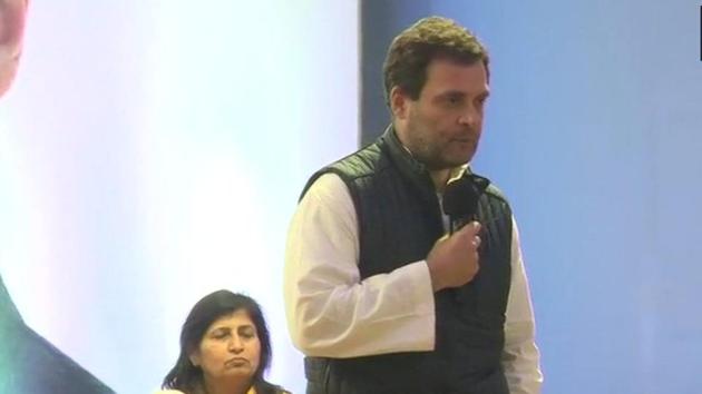 Congress president Rahul Gandhi in Meghalaya that goes to polls on February 27. (ANI) Congress president Rahul Gandhi in Meghalaya that goes to polls on February 27. (ANI)