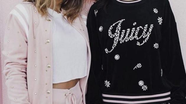 The zip-up hoodie, and comfortable-snuggling jogging pants will b making their runway debut on February 8.(instagram.com/juicycouture)