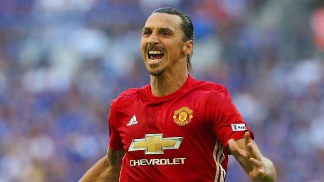 Zlatan Ibrahimovic scored 28 goals in all competitions during his first season at Manchester United last term, before an anterior cruciate ligament injury ended his campaign prematurely.(Twitter)