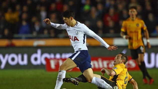 Son Heung-Min (L) has become Asia’s record scorer, surpassing Park Ji-Sung’s record to become the Premier League’s most prolific Asian player.(AFP)