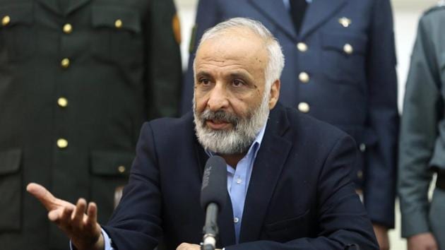 In this file photo, Afghanistan's acting defense minister Masoom Stanikzai talks during a press conference at presidential palace in Kabul, Afghanistan.Afghanistan’s intelligence chief Stanikzai, and interior minister Wais Ahmed Barmak made a surprise visit to Pakistan’s capital on Jan 31, 2018 following a recent spate of deadly attacks in Afghanistan. (AP Photo) In this file photo, Afghanistan's acting defense minister Masoom Stanikzai talks during a press conference at presidential palace in Kabul, Afghanistan.Afghanistan’s intelligence chief Stanikzai, and interior minister Wais Ahmed Barmak made a surprise visit to Pakistan’s capital on Jan 31, 2018 following a recent spate of deadly attacks in Afghanistan. (AP Photo)