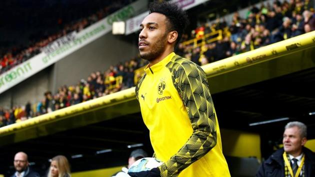 Pierre-Emerick Aubameyang completed his long-awaited move to Arsenal on deadline day, the Premier League parting with a club-record £56million for his services. (REUTERS)