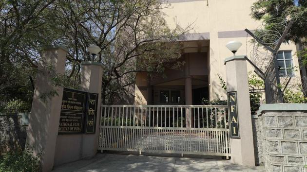 The budget announced on Thursday showed capital expenditure for institutions like Film and Television Institute of India (FTII) and National Film Archive of India (NFAI) reduced by Rs2 crore during the coming financial year.(HT PHOTO) The budget announced on Thursday showed capital expenditure for institutions like Film and Television Institute of India (FTII) and National Film Archive of India (NFAI) reduced by Rs2 crore during the coming financial year.(HT PHOTO)