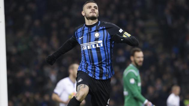 Inter Milan's skipper Mauro Icardi Mauro Icardi has only found the net twice since December 3 and the club has slid down the Serie A table since then. (AP) Inter Milan's skipper Mauro Icardi Mauro Icardi has only found the net twice since December 3 and the club has slid down the Serie A table since then. (AP)