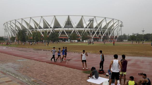 Sports Authority of India (SAI) had received Rs 495.73 crore in the financial year 2017-18, but this year the allocation has been reduced to Rs 429.56 crore. (Hindustan Times) Sports Authority of India (SAI) had received Rs 495.73 crore in the financial year 2017-18, but this year the allocation has been reduced to Rs 429.56 crore. (Hindustan Times)