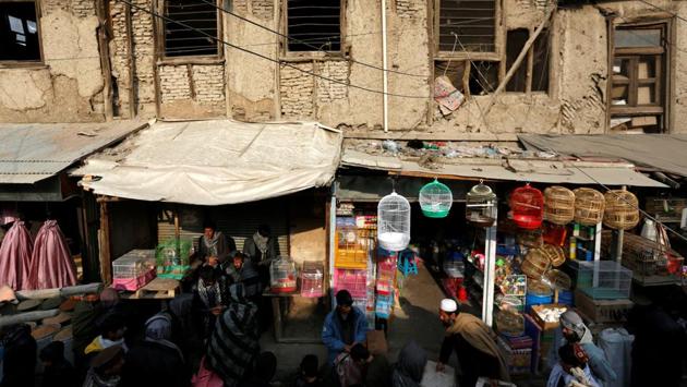 While the bird market is quite the marketplace, at the far end of the bazaar are the kaftar (doves), a common sight in Kabul’s late afternoon skies. (Mohammad Ismail / REUTERS)