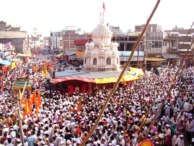 Pandharpur temple town, Solapur district in south Maharashtra, 400 km from Mumbai.(Hindustan Times)