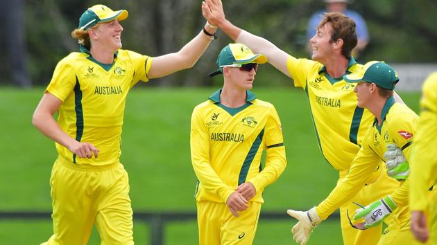Australia lost to India by 100 runs in the league stage of the ICC under-19 World Cup but skipper Jason Sangha is confident that the team can exploit India’s middle order that has not been tested.(ICC Getty Images)