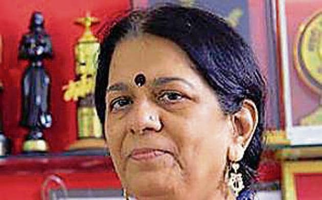 The 65-year-old accused, Rajani Pandit. (HT photo) The 65-year-old accused, Rajani Pandit. (HT photo)