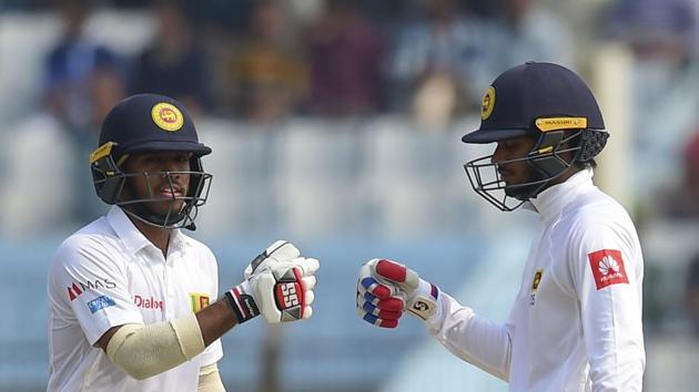 Kusal Mendis (L) and Dhananjaya de Silva’s 308-run partnership put Sri Lanka in a solid position on the third day of the first Test against Bangladesh in Chittagong. (AFP) Kusal Mendis (L) and Dhananjaya de Silva’s 308-run partnership put Sri Lanka in a solid position on the third day of the first Test against Bangladesh in Chittagong. (AFP)