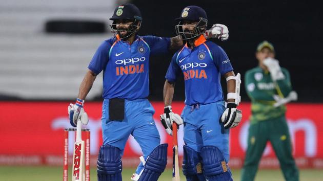 Virat Kohli and Ajinkya Rahane’s 189-run partnership guided India to a six-wicket win over South Africa in the first ODI in Durban. (AFP) Virat Kohli and Ajinkya Rahane’s 189-run partnership guided India to a six-wicket win over South Africa in the first ODI in Durban. (AFP)