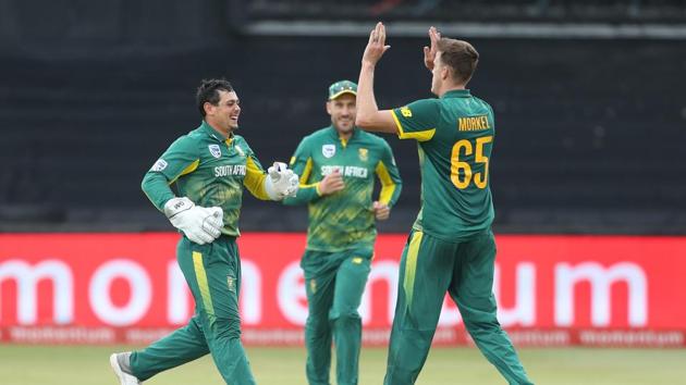Rohit Sharma started well but Morne Morkel got his wicket thanks to a great catch by Quinton de Kock. (BCCI) Rohit Sharma started well but Morne Morkel got his wicket thanks to a great catch by Quinton de Kock. (BCCI)