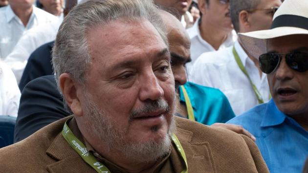 Fidel Castro Diaz-Balart, son of former Cuban president Fidel Castro, participates in the inauguration of the 32nd Havana International Fair.(AFP File Photo)