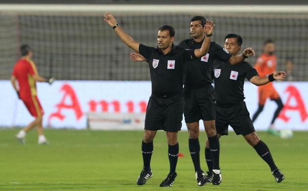 Referees have come under fire from coaches in the Indian Super League this season. (ISL) Referees have come under fire from coaches in the Indian Super League this season. (ISL)