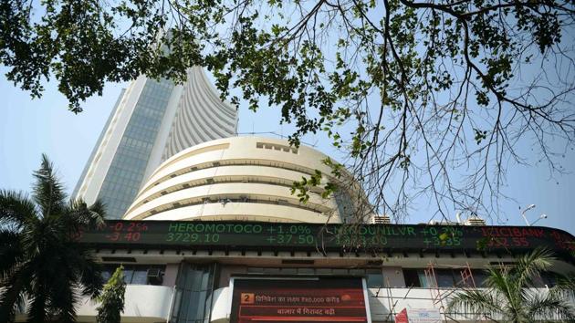 BSE Sensex plunged to its lowest level since demonetisation, hit by post-budget sell off. Sentiment on the street is hit by Arun Jaitley’s LTCG tax announcement, as investors sell off banking, auto, metal and telecom stocks. The focus is now on the RBI’s monetary policy which is to be released later this month. (Punit Paranjee / AFP) BSE Sensex plunged to its lowest level since demonetisation, hit by post-budget sell off. Sentiment on the street is hit by Arun Jaitley’s LTCG tax announcement, as investors sell off banking, auto, metal and telecom stocks. The focus is now on the RBI’s monetary policy which is to be released later this month. (Punit Paranjee / AFP)