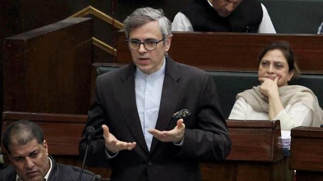 National Conference working president Omar Abdullah addresses in the ongoing budget session of the Jammu and Kashmir state legislature, in Jammu. (PTI Photo) National Conference working president Omar Abdullah addresses in the ongoing budget session of the Jammu and Kashmir state legislature, in Jammu. (PTI Photo)