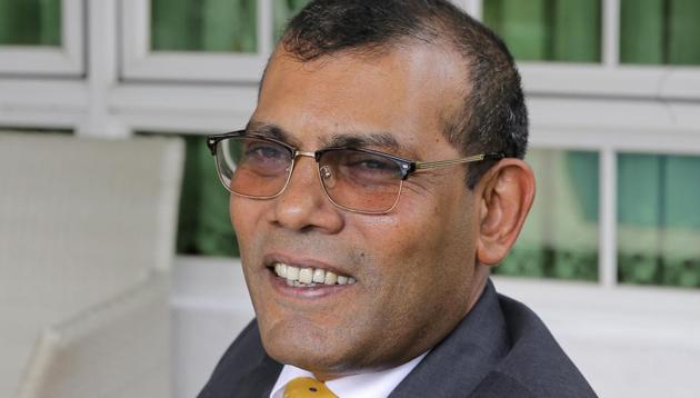 Former Maldives president Mohamed Nasheed in Colombo on February 2, 2018. (AP) Former Maldives president Mohamed Nasheed in Colombo on February 2, 2018. (AP)