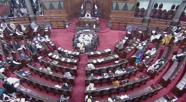 The Rajya Sabha saw protests over violence in Kasganj. (PTI) The Rajya Sabha saw protests over violence in Kasganj. (PTI)