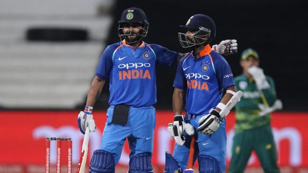 Ajinkya Rahane stepped up his game at No. 4 as he and Virat Kohli guided India to win against South Africa in the first ODI in Durban.(AFP)