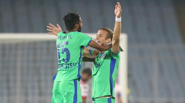 Bengaluru FC beat ATK 2-0 in the Indian Super League (ISL).(ISL / SPORTZPICS)