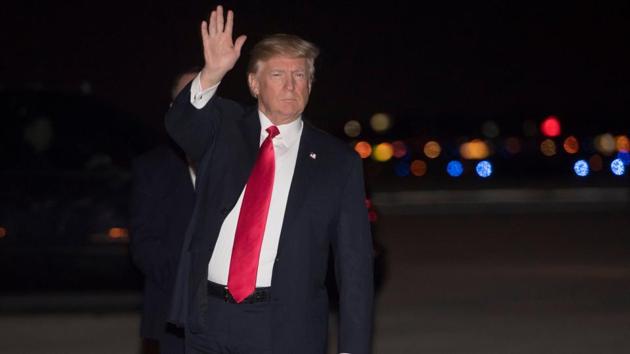 US President Donald Trump said the new policy reaffirms the US’ commitment to arms control and nuclear non-proliferation. (AFP) US President Donald Trump said the new policy reaffirms the US’ commitment to arms control and nuclear non-proliferation. (AFP)