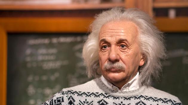 Wax sculpture of Albert Einstein at Madame Tussauds Istanbul.(Shutterstock)