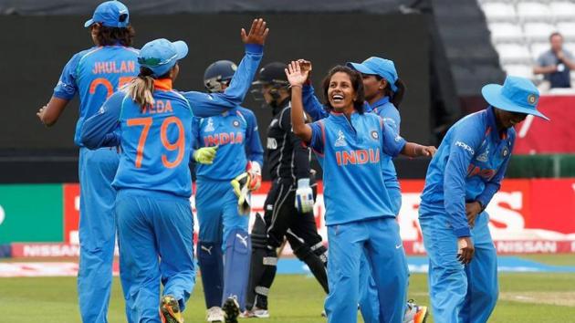 The three-match series between Mithali Raj’s India women’s cricket team and Dane van Niekerk’s South Africa women’s cricket team starting Monday will give both sides a chance to directly qualify for the 2021 ICC Women’s World Cup.(Reuters)