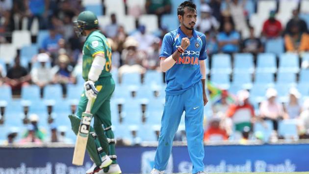 But Yuzvendra Chahal turned out to be the man of the day. He picked up career-best figures of 5/22 to bowl out South Africa for 118, their lowest ODI total at home and second lowest against India. (BCCI) 